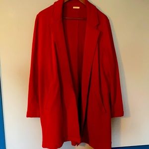 Red Cardigan/Blazer